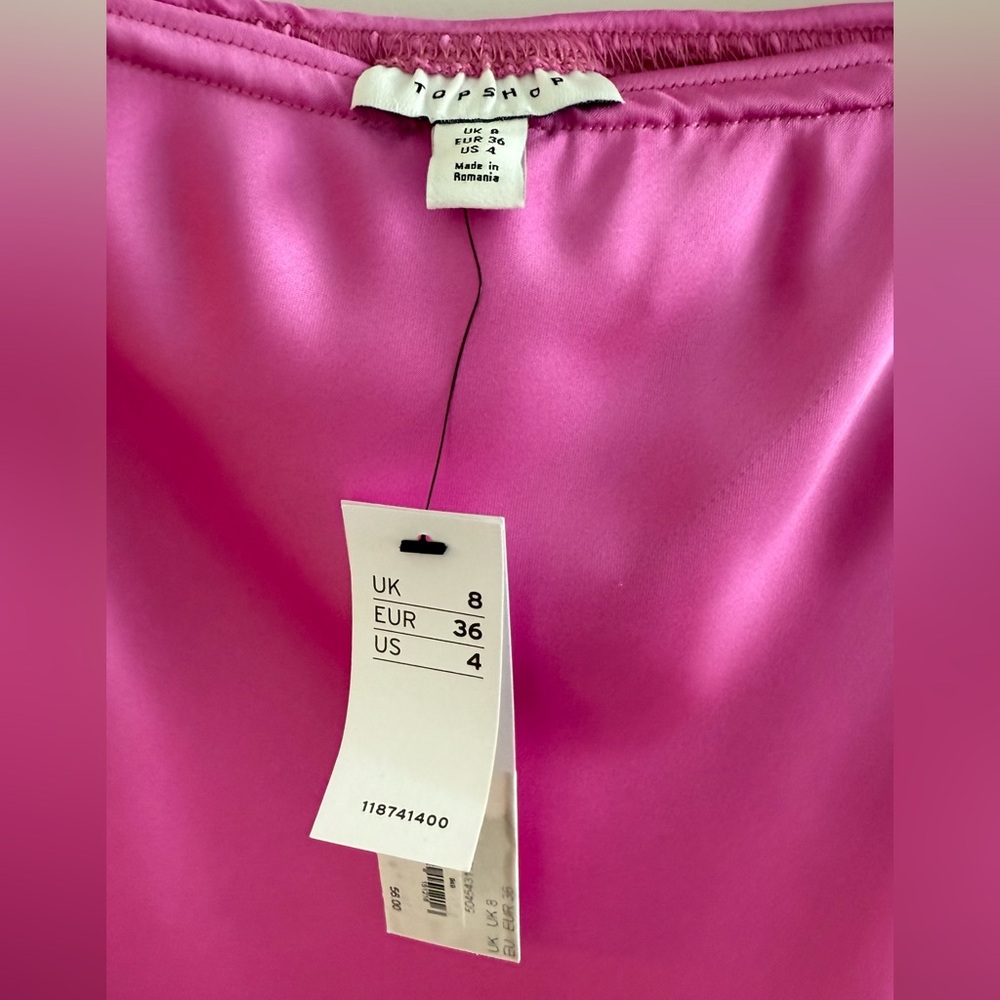 Topshop midi slip skirt NWT (size 4) - Picture 2 of 4